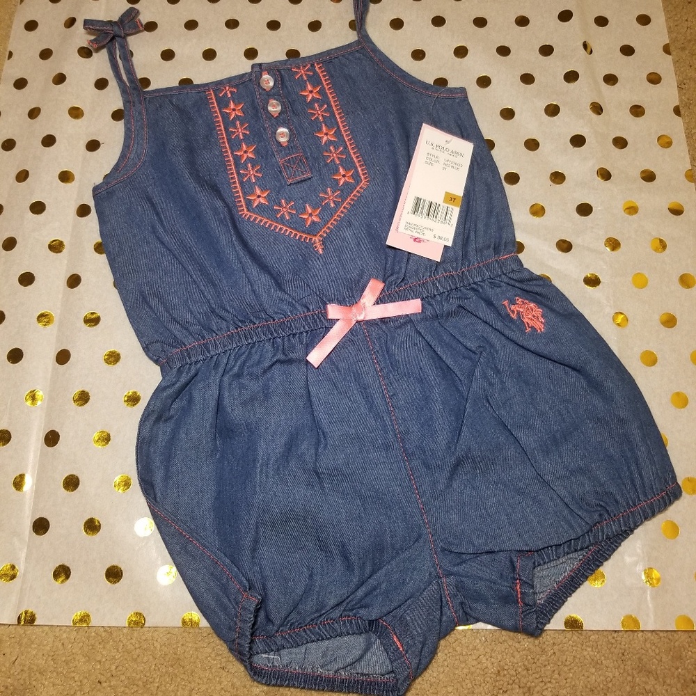 Polo toddlers romper